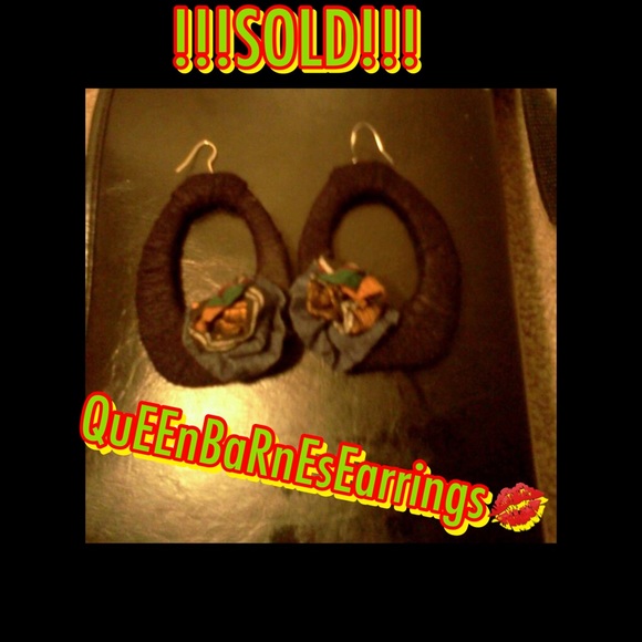 Handmade earrings by me 👑 QuEEnBaRnEs💋 - Picture 1 of 1